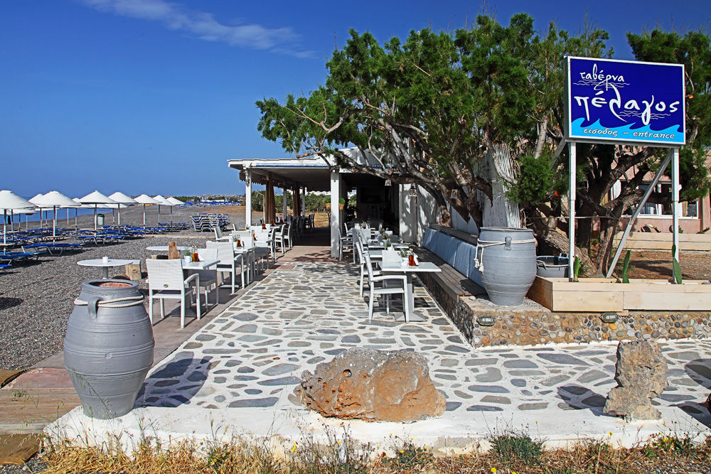 Coriva Beach Hotel & Bungalows Koutsounari Restauracja zdjęcie